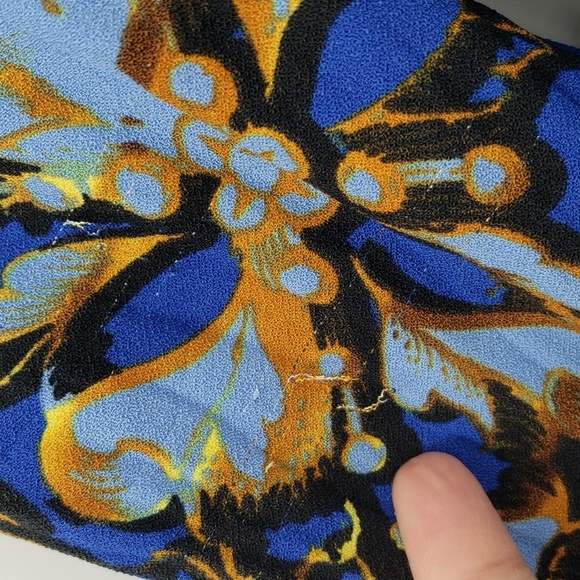 Alberto Makali | Blue base , Abstract Floral detailed blazer - small - Picture 2 of 10